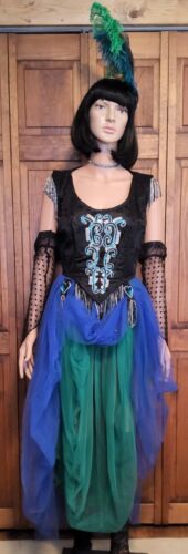 Vtg Theatre Costume Victorian Saloon Burlesque Cos