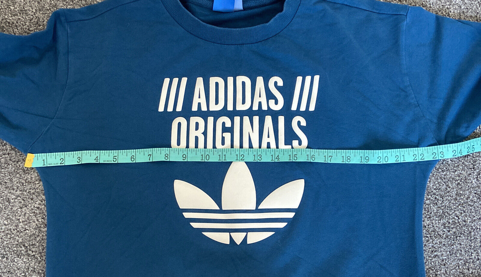 ADIDAS ladies blue sweatshirt size 14 medium - image 6