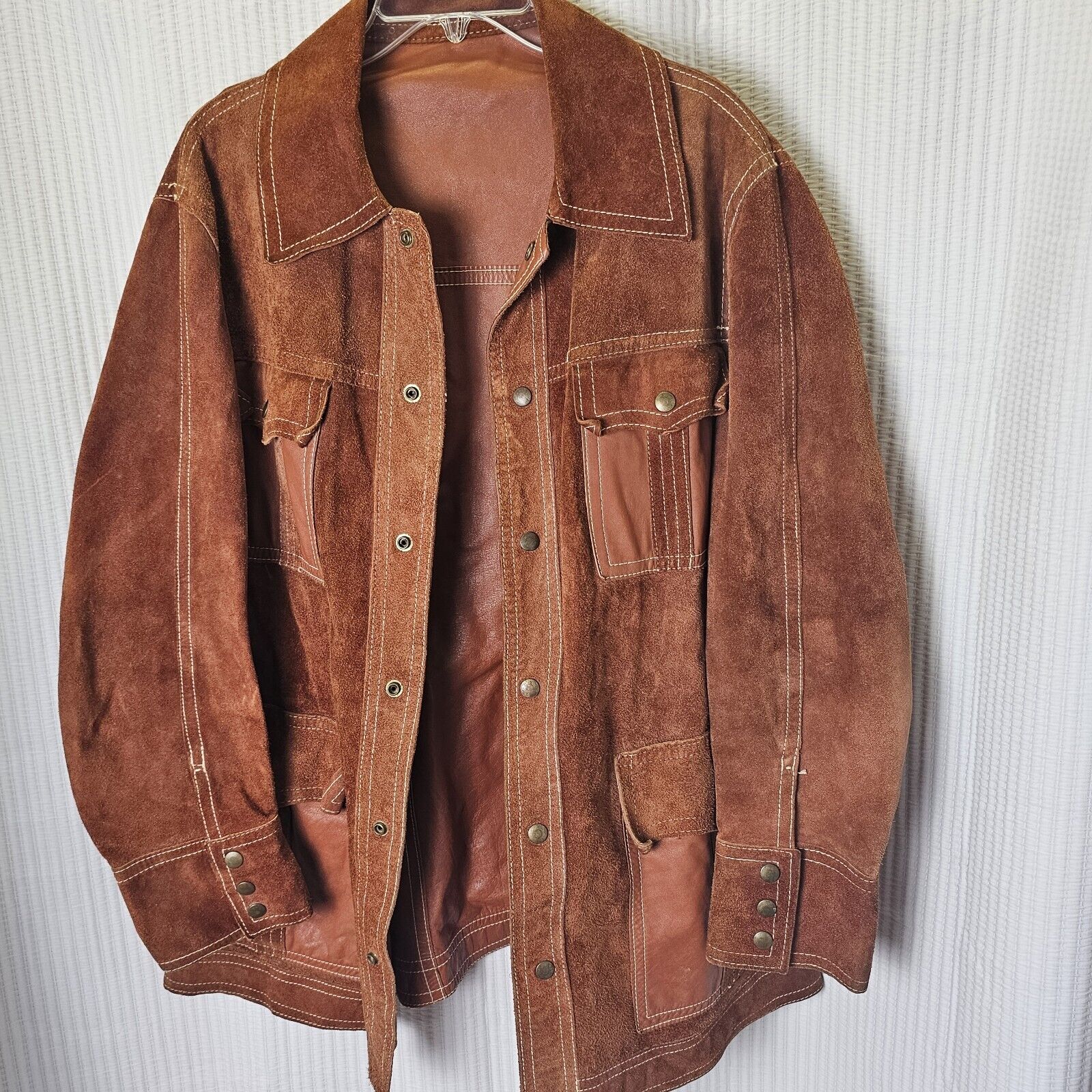 Vtg 50s 60s 70s  McGREGOR SUEDE LEATHER JACKET CA… - image 2