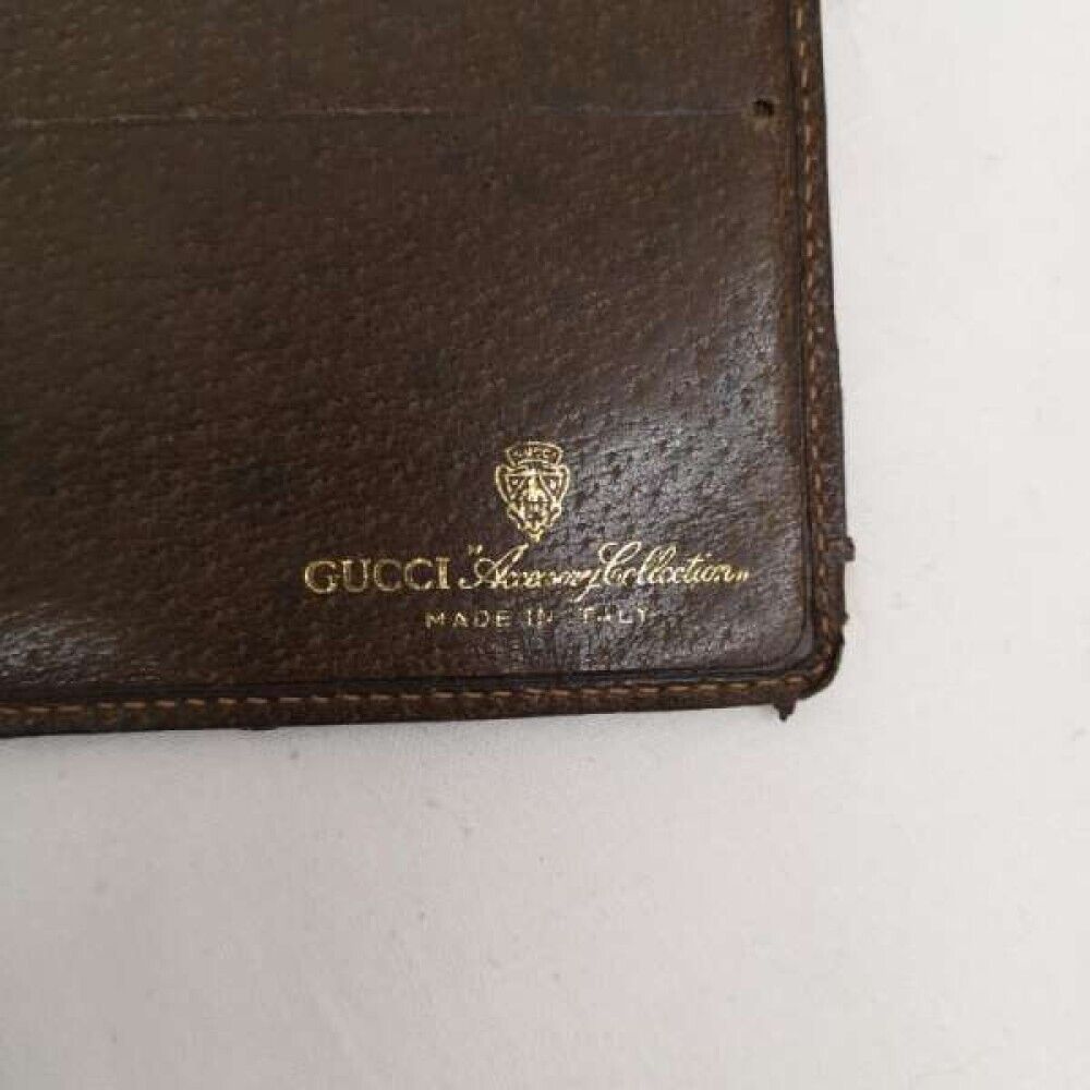 GUCCI Vintage Compact Wallet Bifold Wallet GG Sup… - image 9