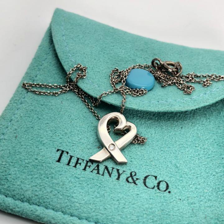 Tiffany & Co. Diamond Heart Necklace - Authentic,… - image 2