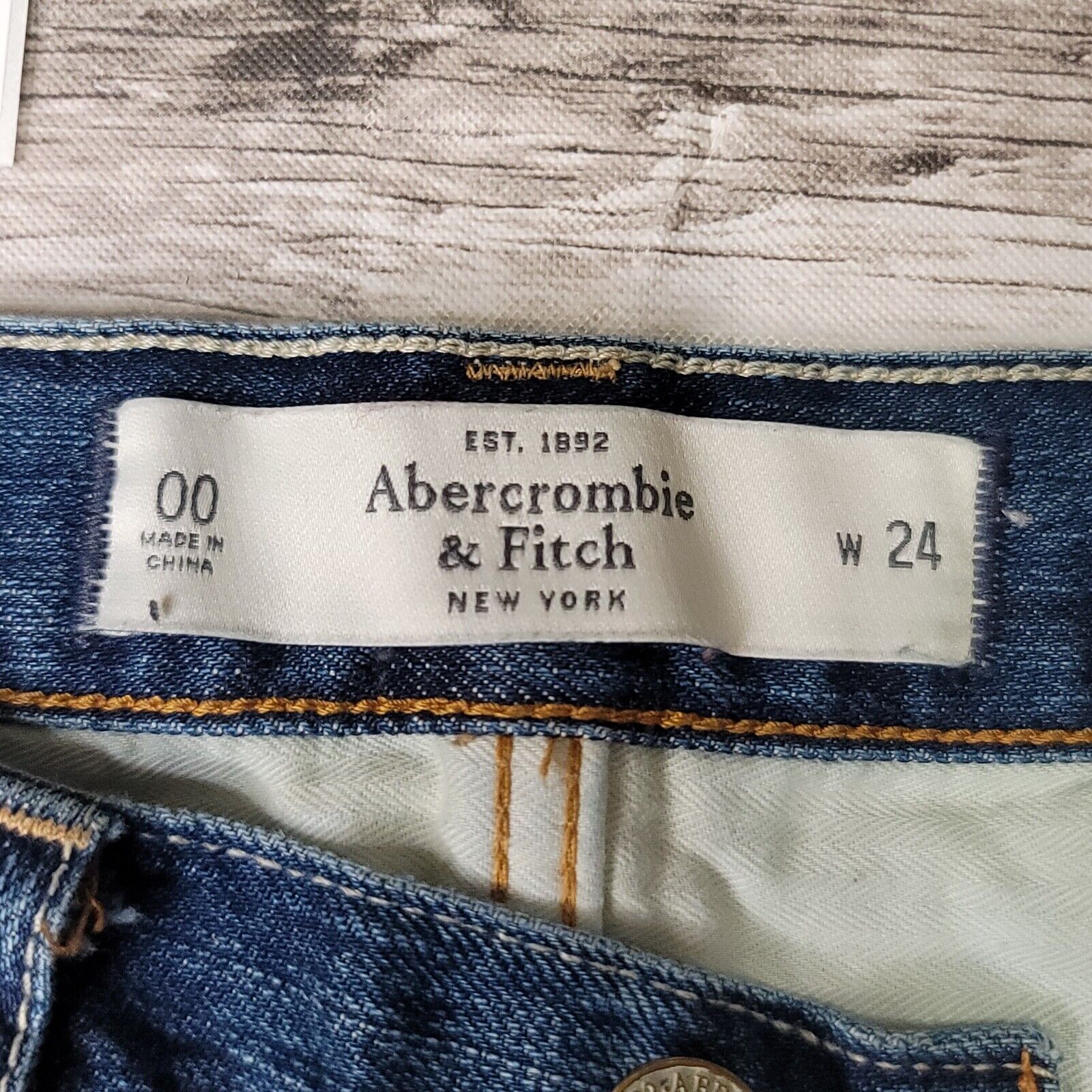 Abercrombie And Fitch Size 00 Mid Rise Skinny Blu… - image 10