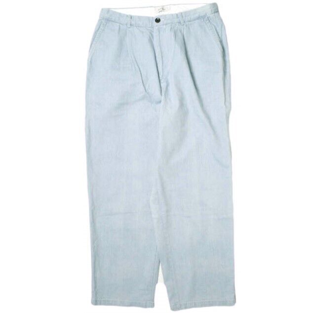 Steven Alan Bleach Stretch Denim Super Baggy Tape… - image 1