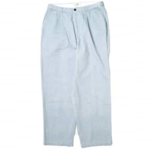 Steven Alan Bleach Stretch Denim Super Baggy Tape… - image 1