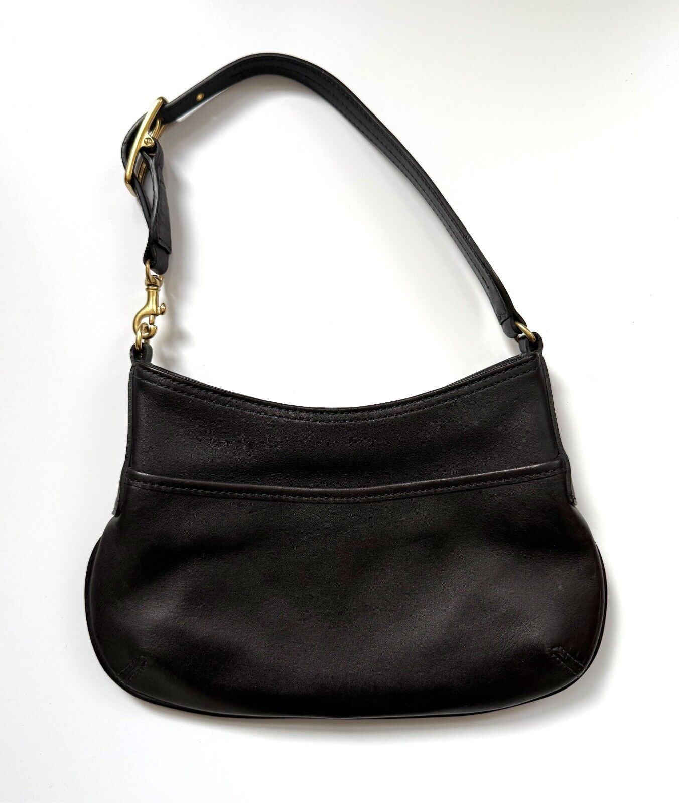 Coach Legacy Vintage Demi Shoulder Bag Black Leat… - image 2