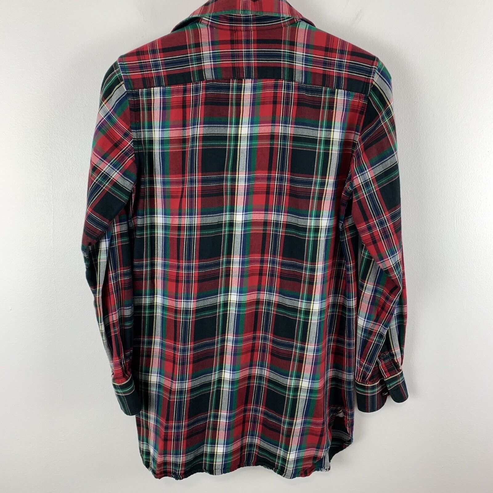 Lauren Ralph Lauren Shirt Womans Size XS Red Plai… - image 7