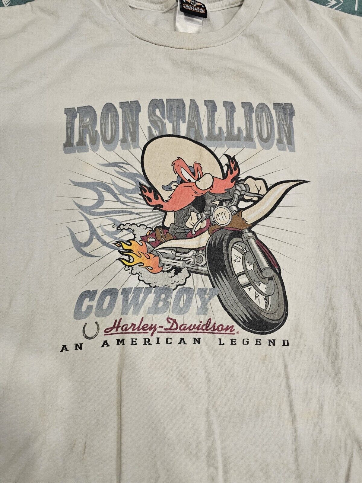 Vintage Harley Davidson Iron Stallion Cowboy Yose… - image 2