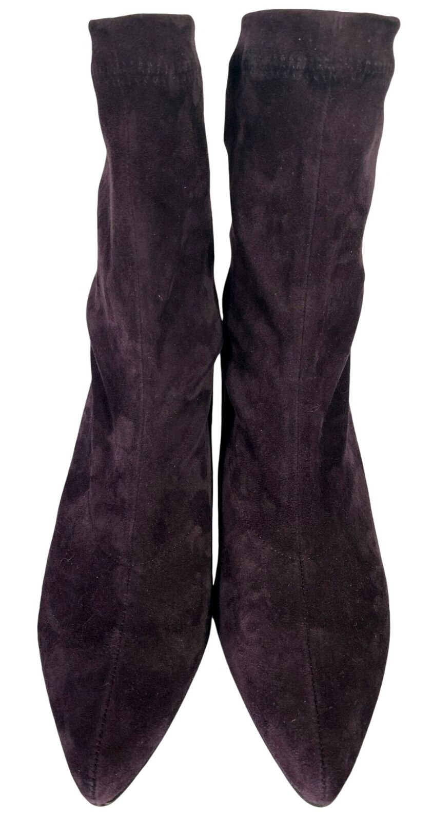 Robert Clergerie Paris Purple Plum Suede Ankle Bo… - image 5