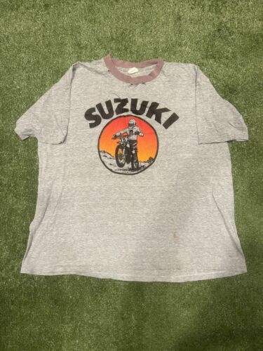 RARE VTG 70s 80s Suzuki Motorcycles Racing Dealer… - image 1