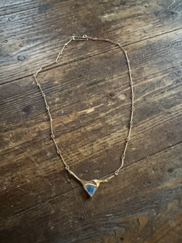 Lapponia 14K 585 Gold Necklace Finland Vintage Nor