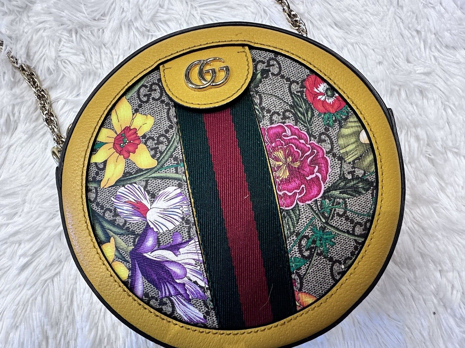 Authentic Gucci Ophidia GG 550618 Floral Chain Bag - image 2