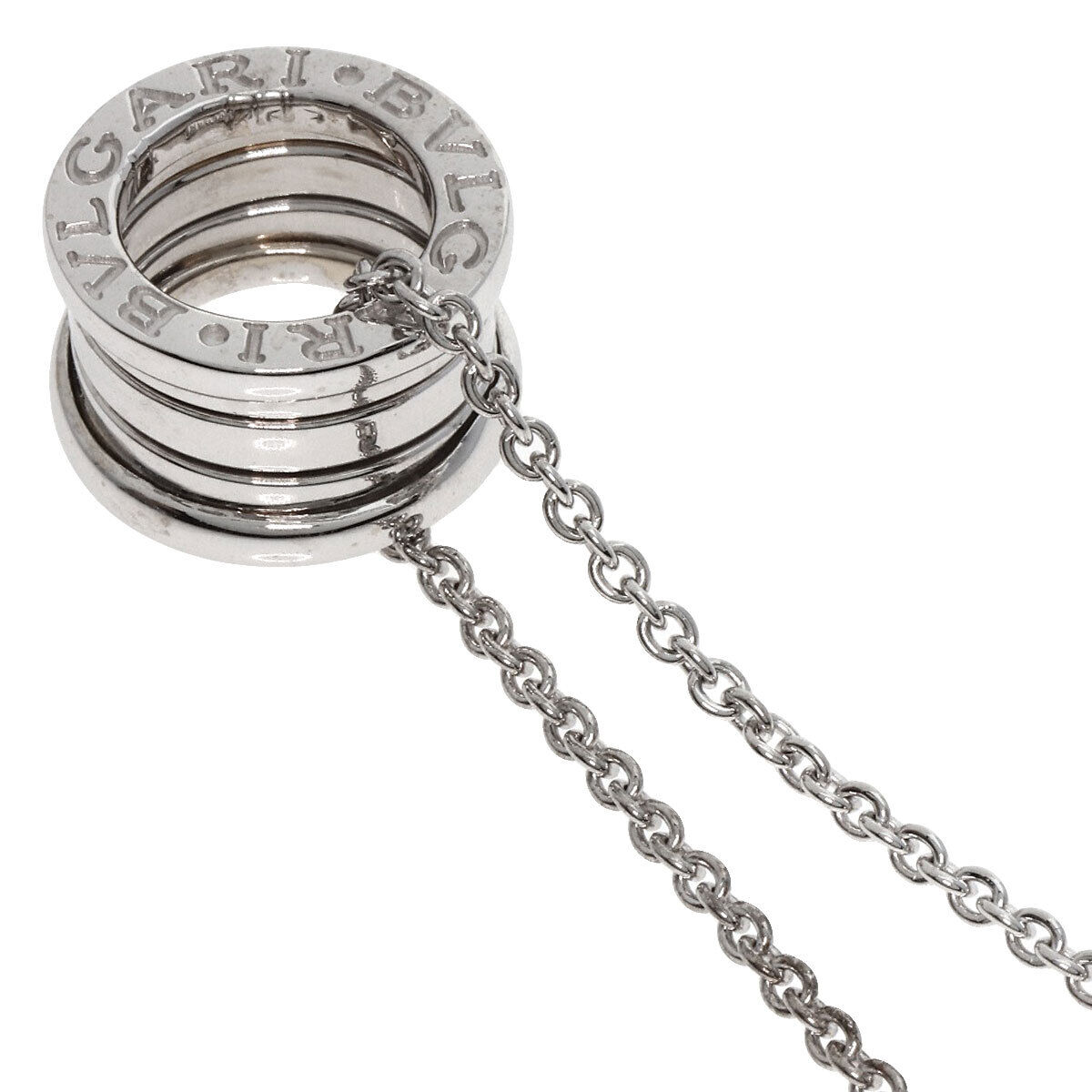 BVLGARI B-Zero1 Necklace K18 White Gold Women'S U… - image 2