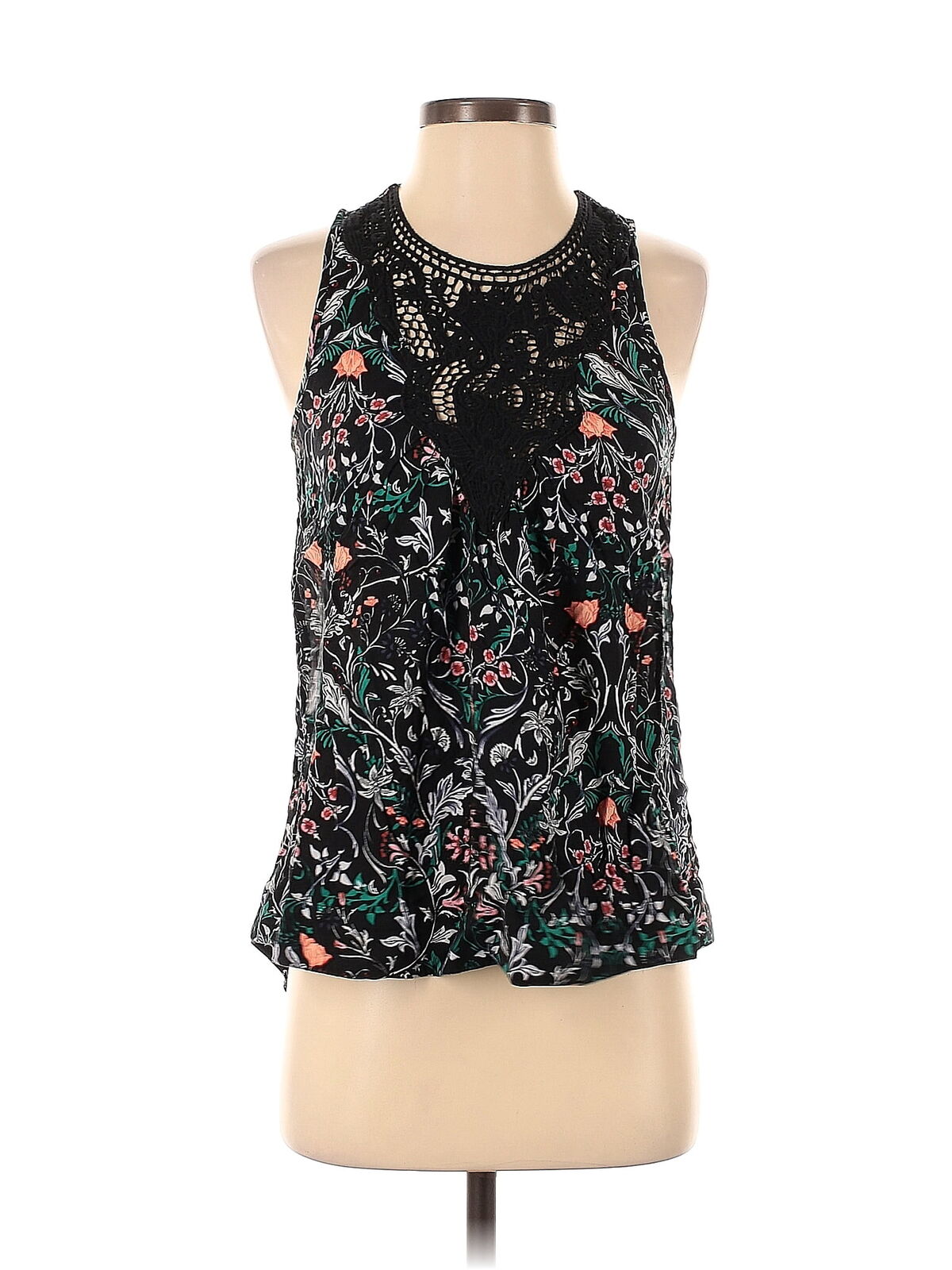 Melrose and Market Women Black Sleeveless Blouse … - image 1