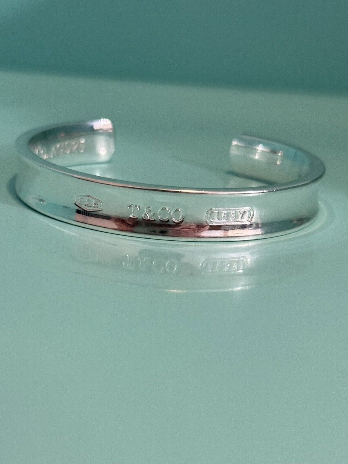 Tiffany Co 1837 Sterling Silver Cuff Bracelet - image 1