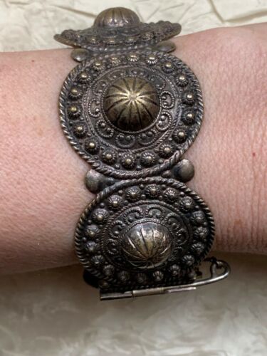 Antique North African Cuff Bracelet - Metalwork 18