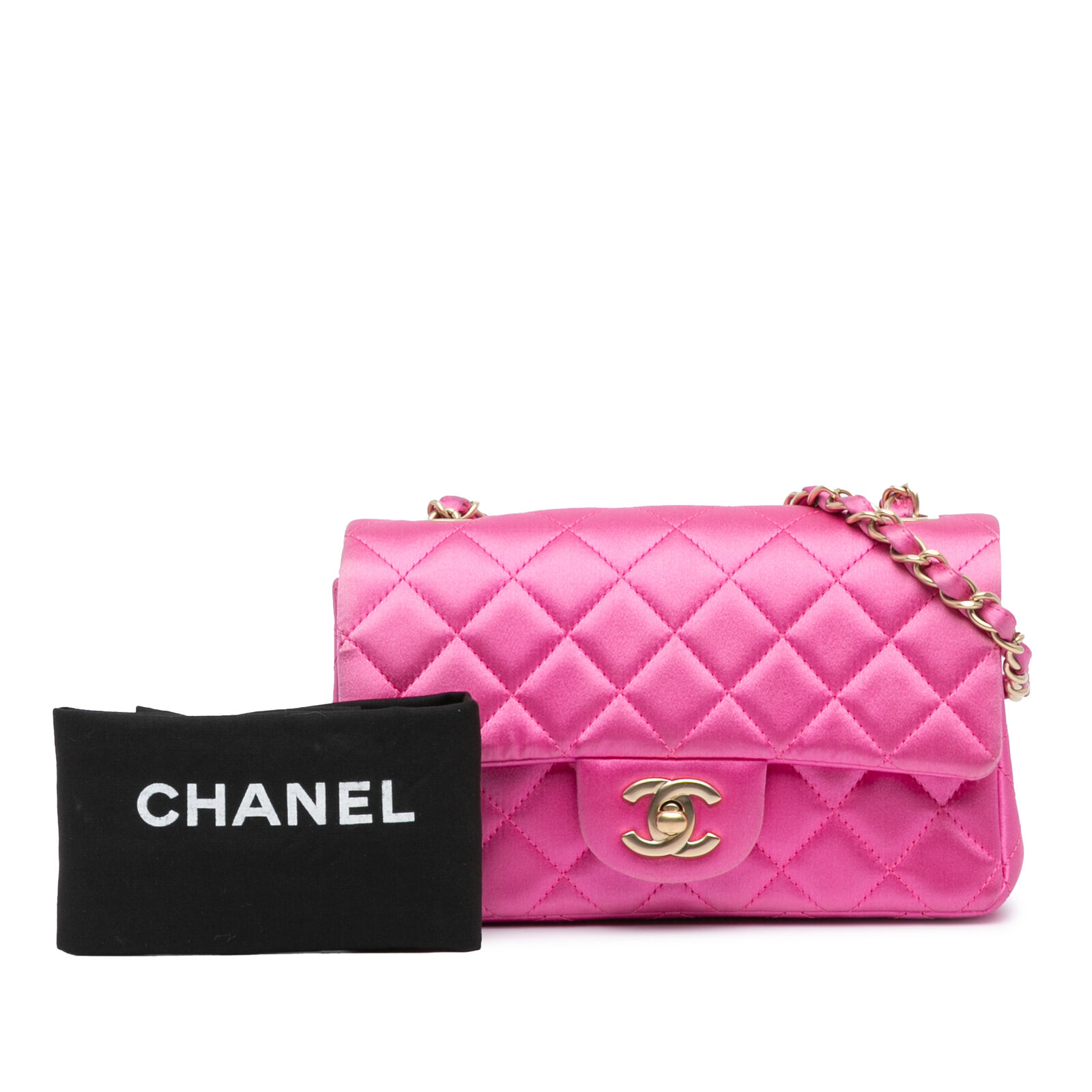 Authenticated Chanel Mini Rectangular Classic Sat… - image 10