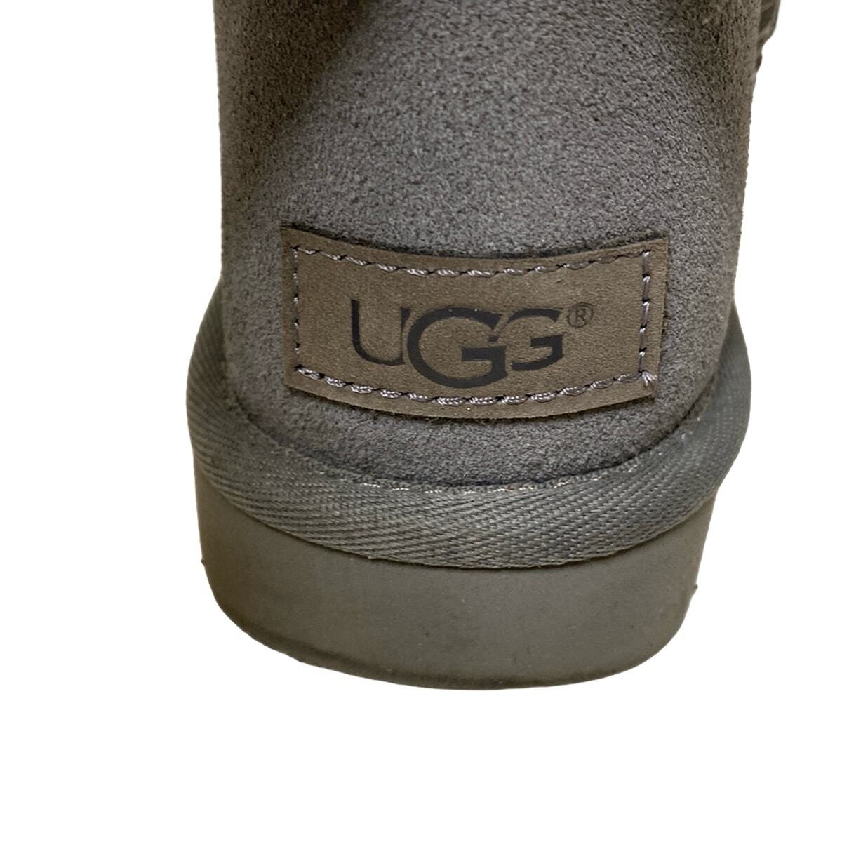 Auth UGG Mini Bailey Bow F27017E Gray Mouton - Wo… - image 5