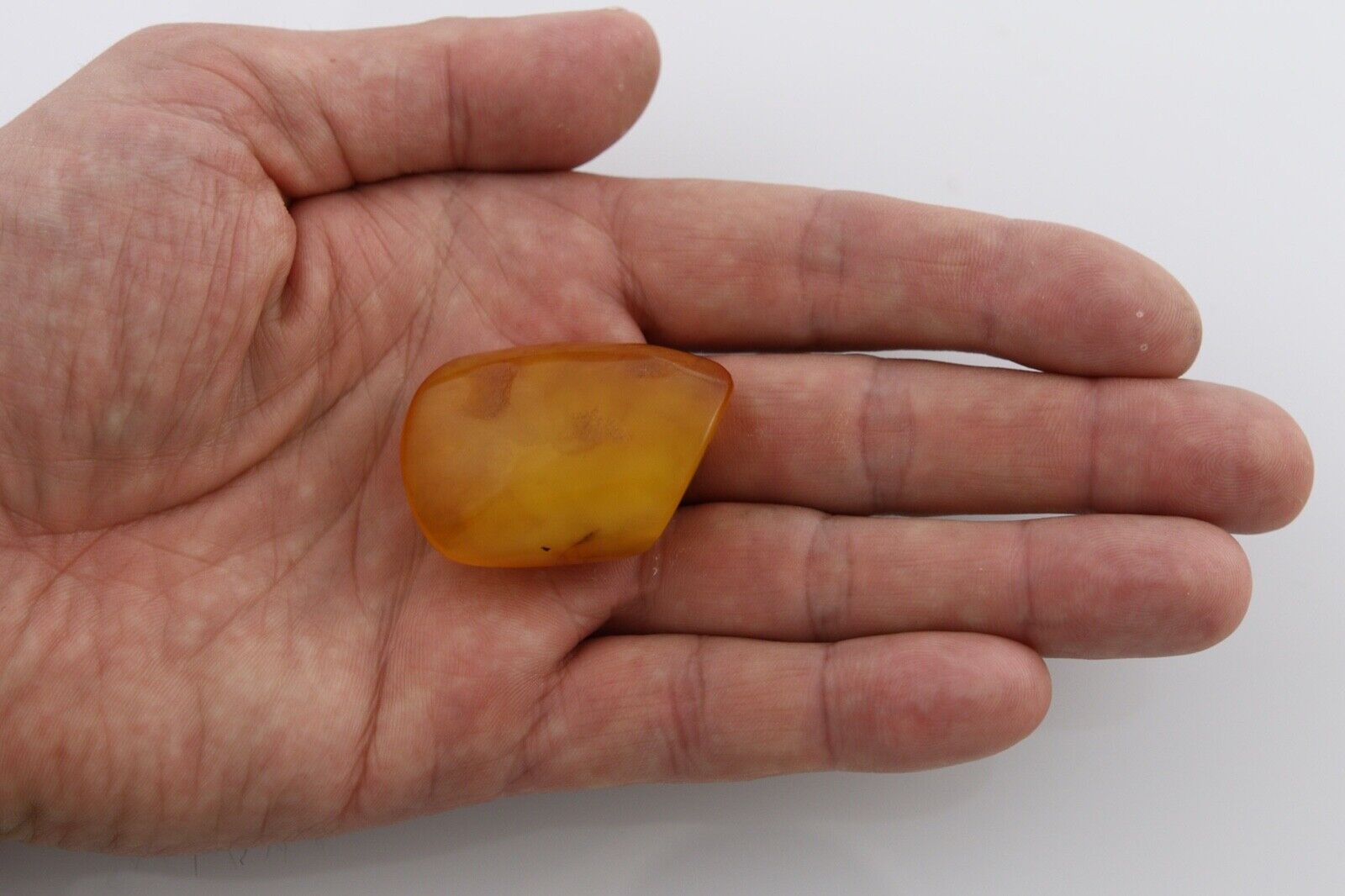 VINTAGE ANTIQUE Genuine BALTIC AMBER Egg Yolk Bro… - image 3