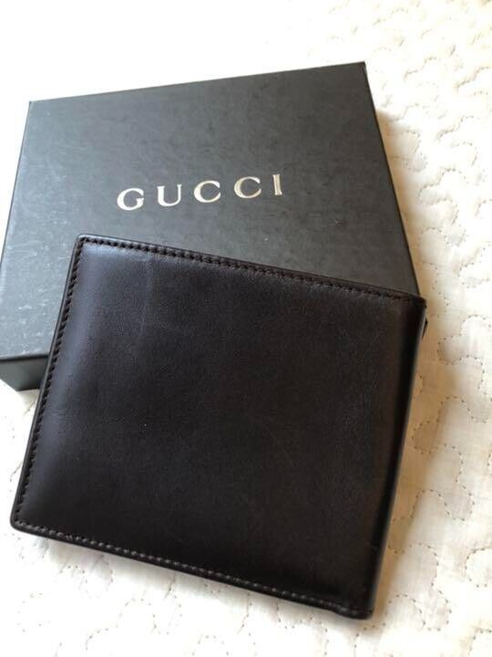 Authentic Gucci Vintage Bifold Bill Card Wallet B… - image 2