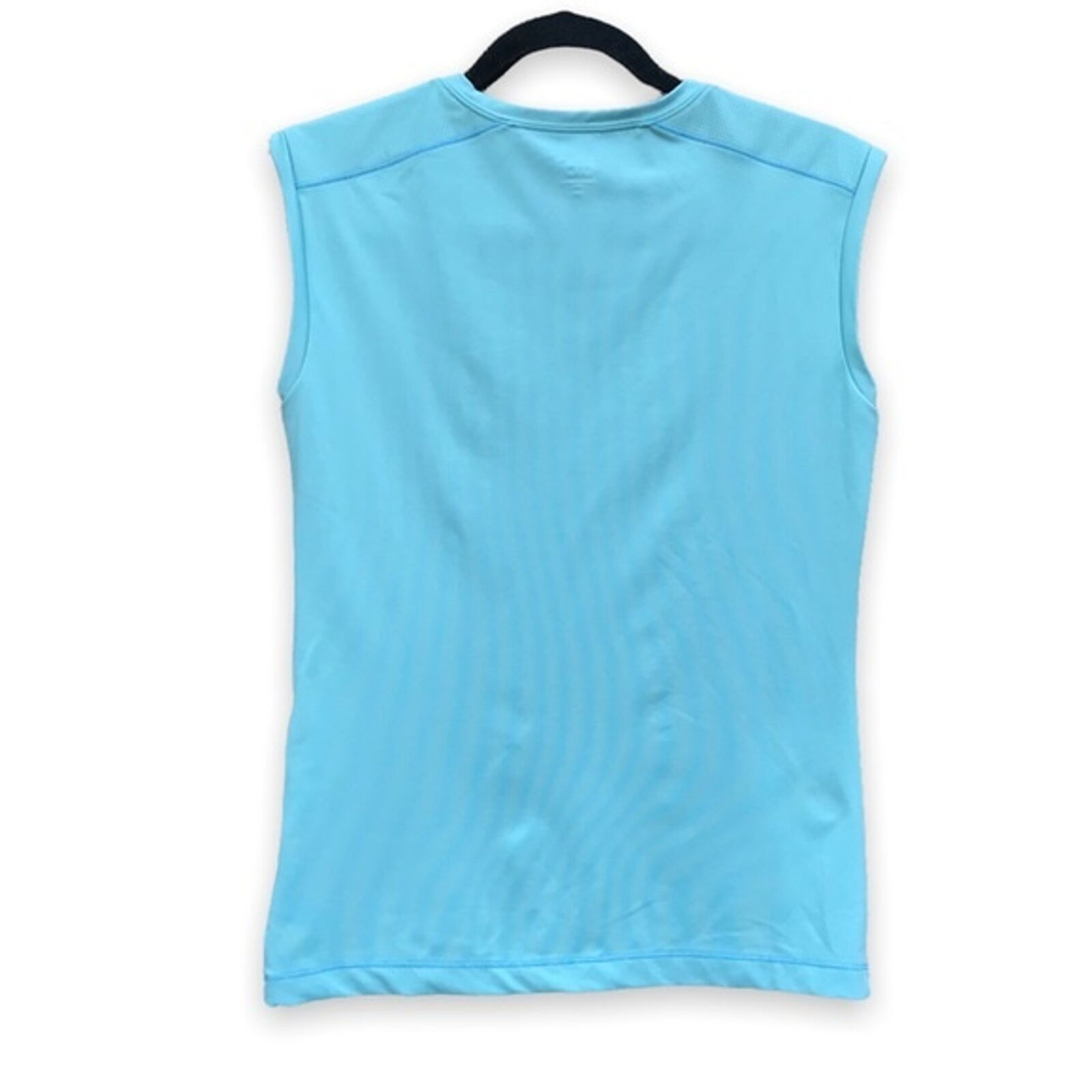 Alo Coolfit V Neck Teal Tank Zip Pocket Yoga Acti… - image 2