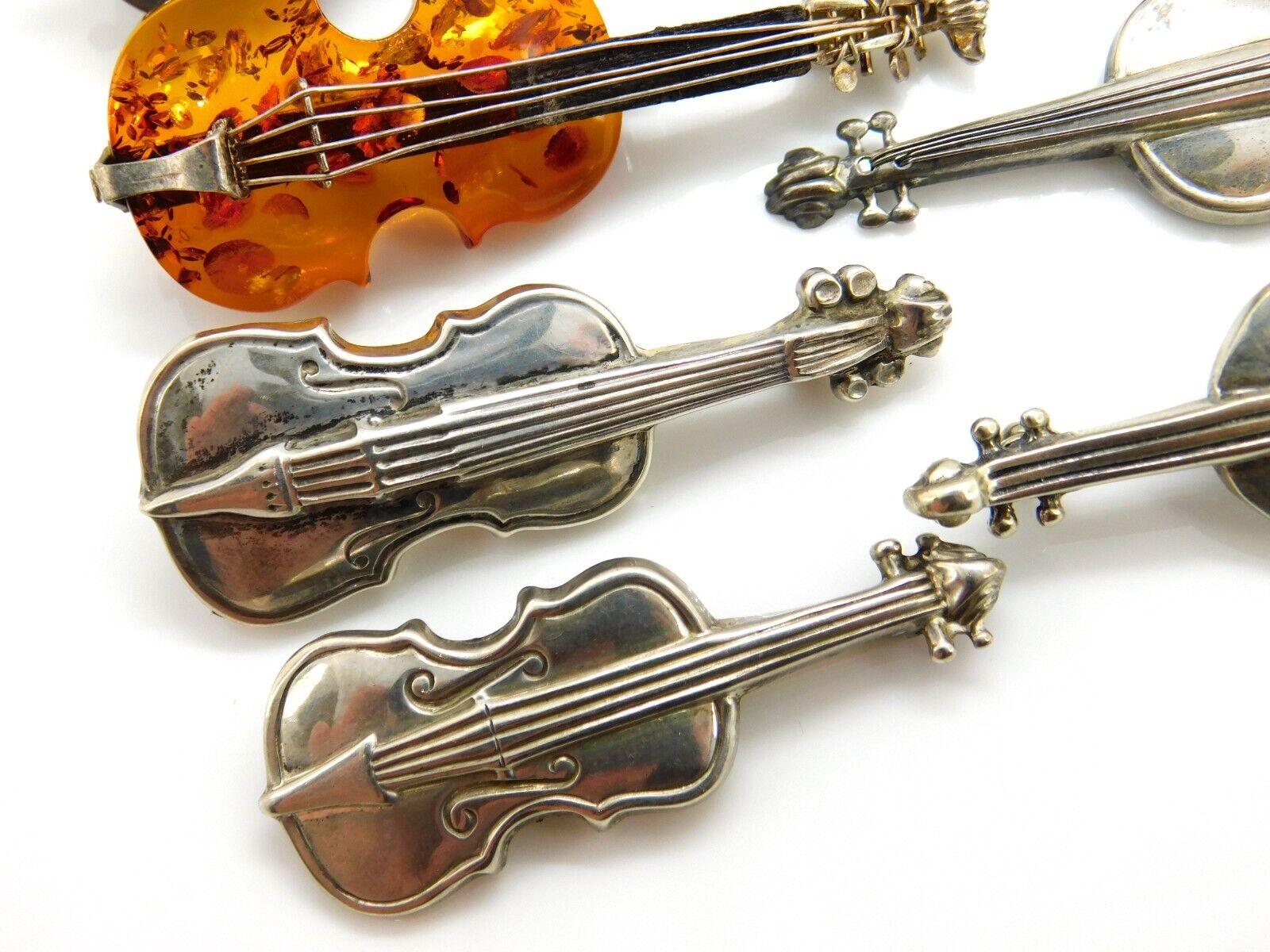 Collection of 7 925 Sterling Silver Violin String… - image 3