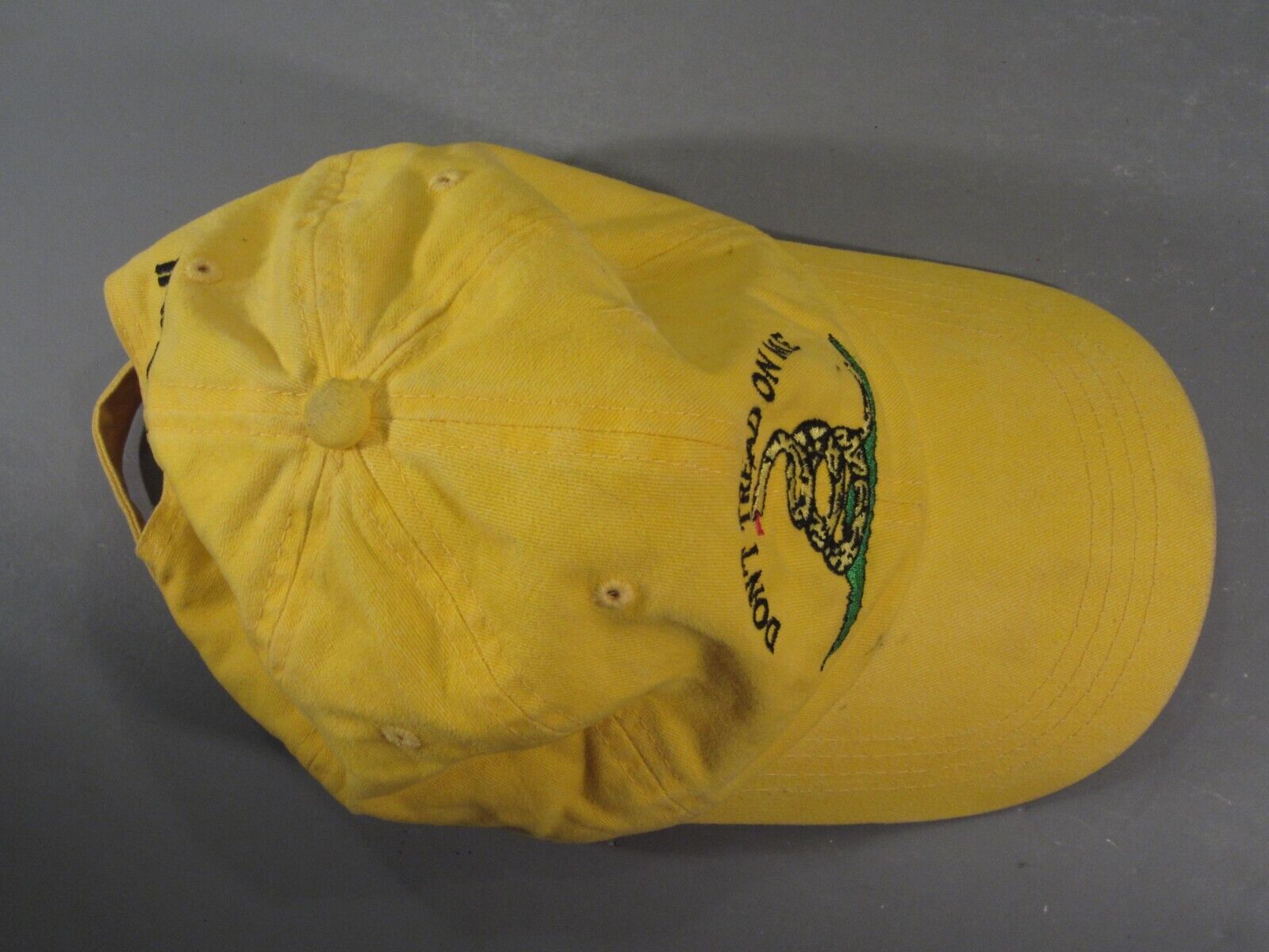 Vintage Alex Jones InfoWars Gadsden Flag HAT Don'… - image 8