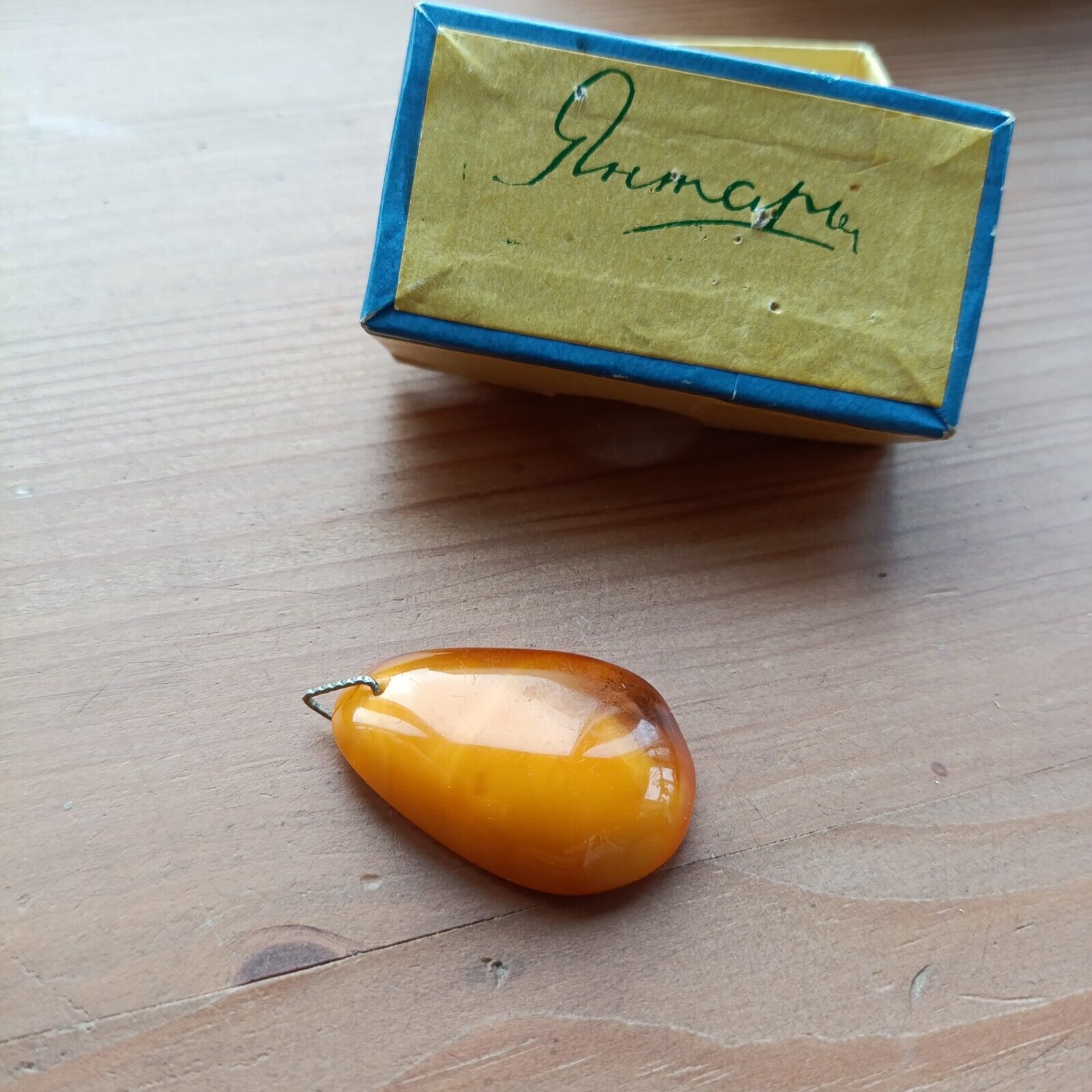 Vintage Soviet era natural amber pendant. Baltic … - image 4