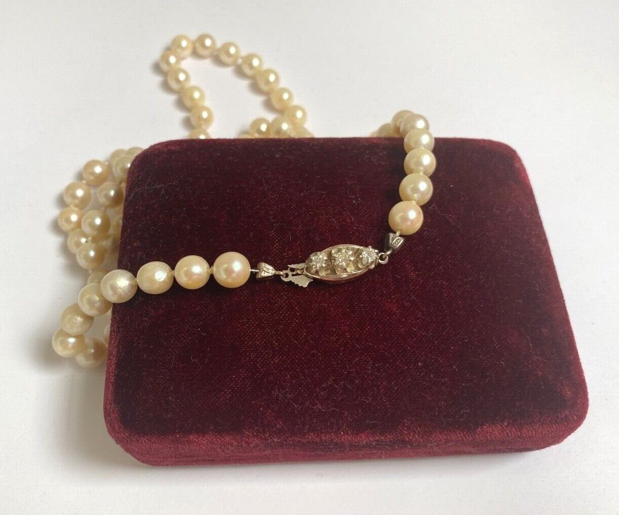 Beautiful Rare Culture Salt Natural Pearls Diamon… - image 3