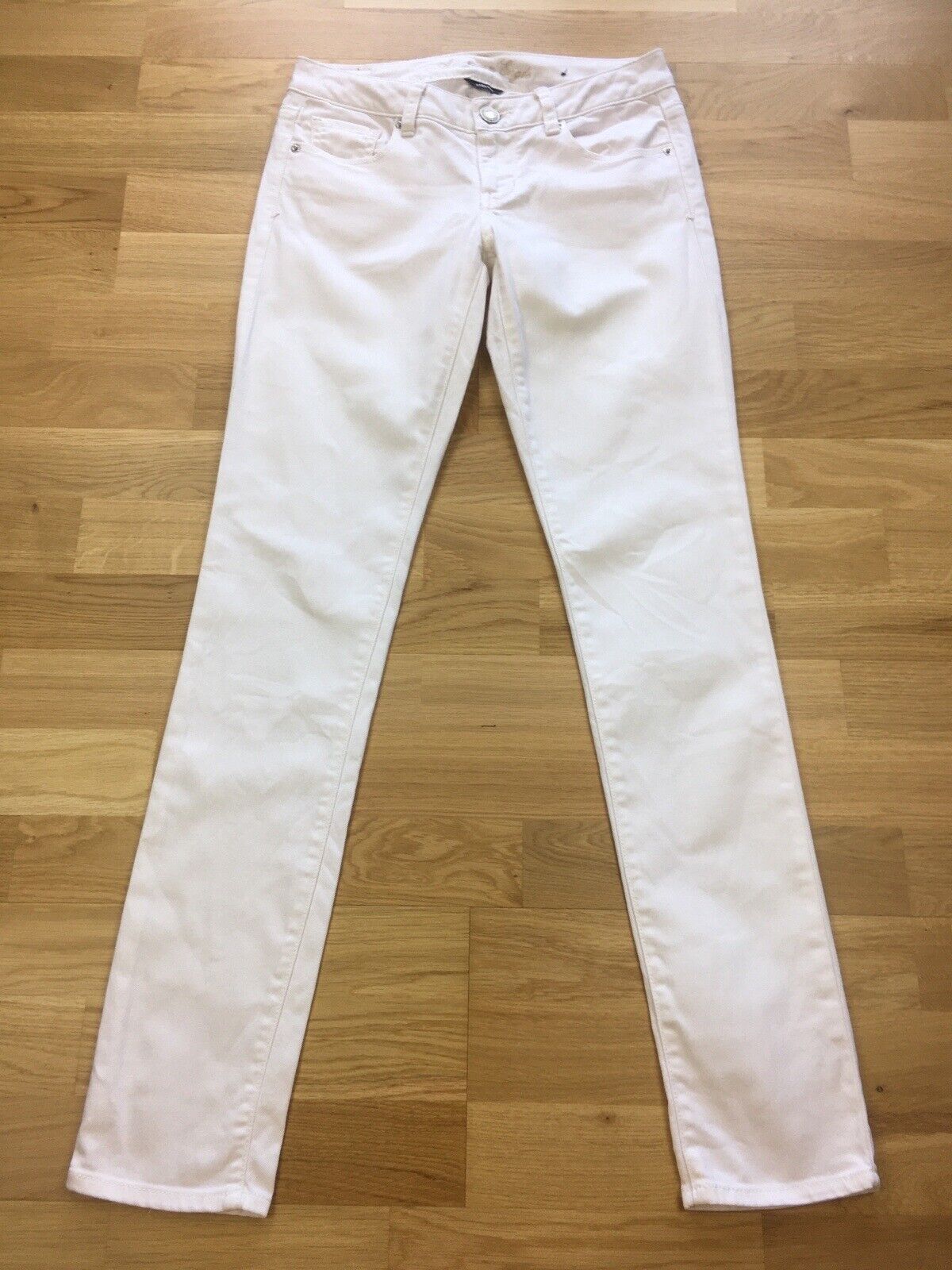 American Eagle Womens Jeans Sz W27 W32 White Low … - image 1