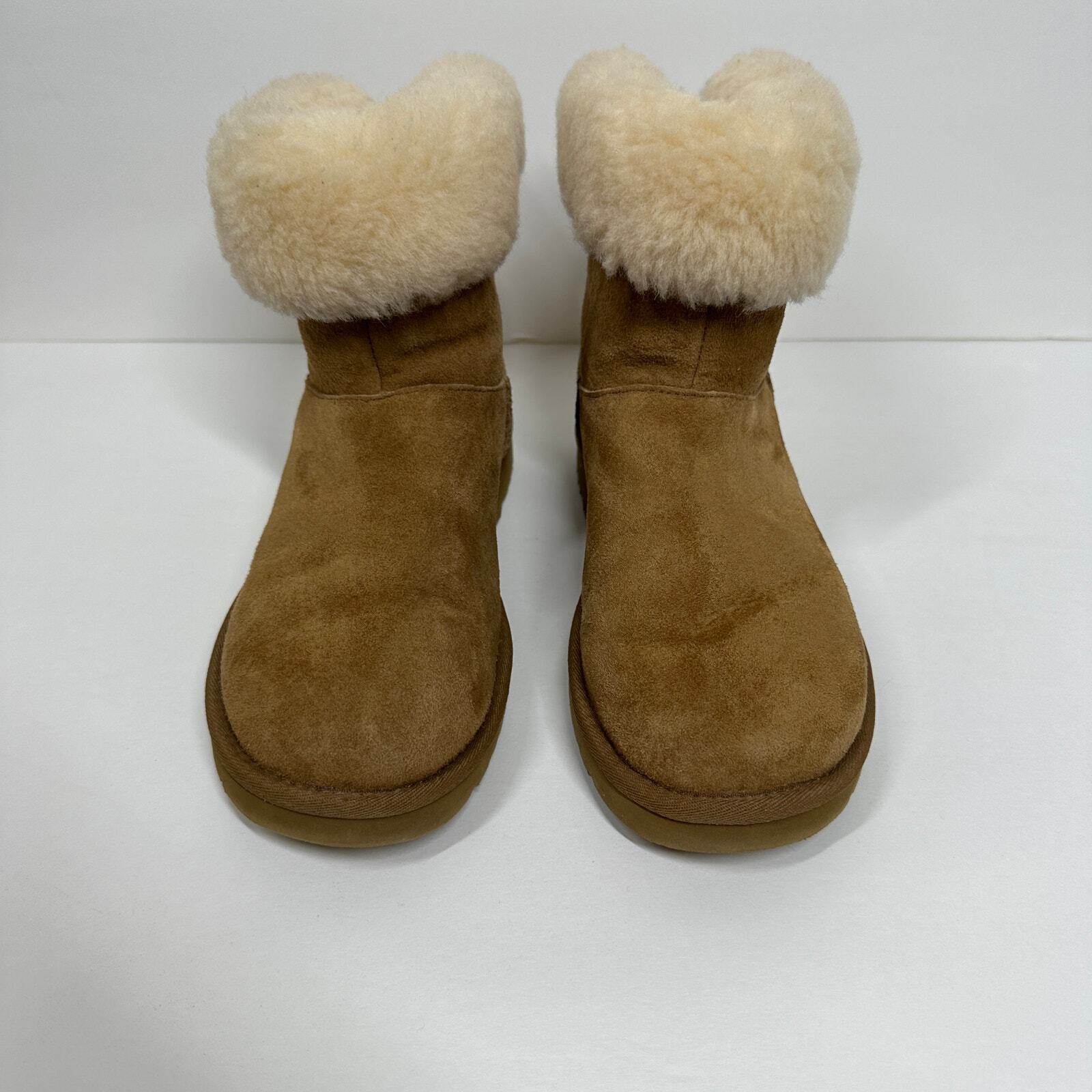 UGG Remora Womens Chestnut Buckle Winter Suede Le… - image 9