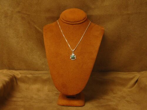 Southwest Sterling Silver and Turquoise Necklace - image 1