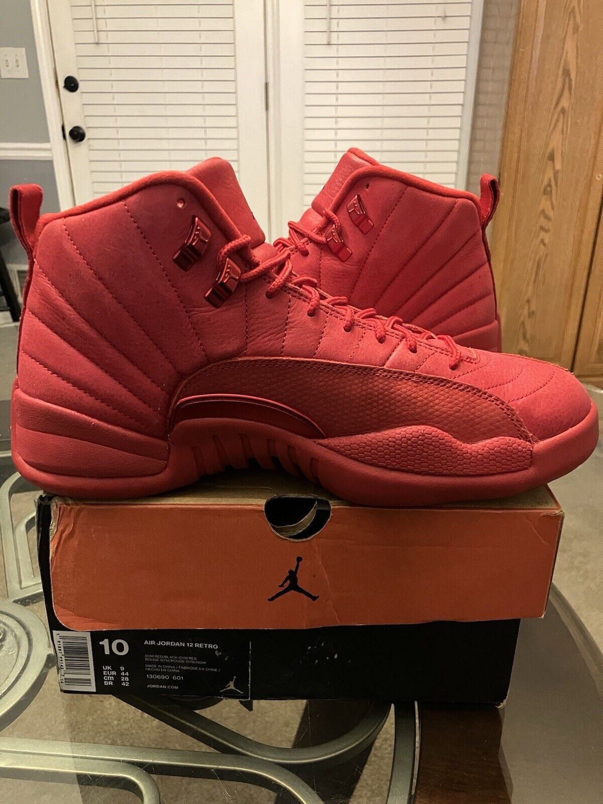 Size 10 - Air Jordan 12 Retro Gym Red - image 8