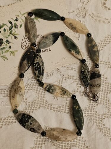 Antique Victorian Scottish Natural Moss Agate Jasp