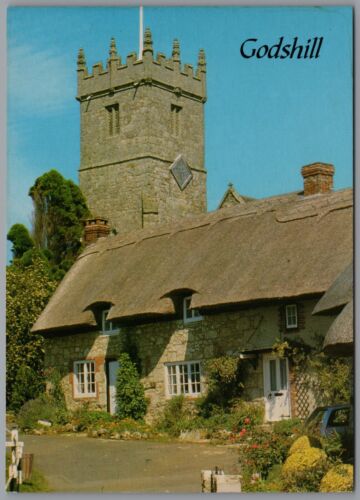 View of Godshill Isle of Wight England Postcard | eBay