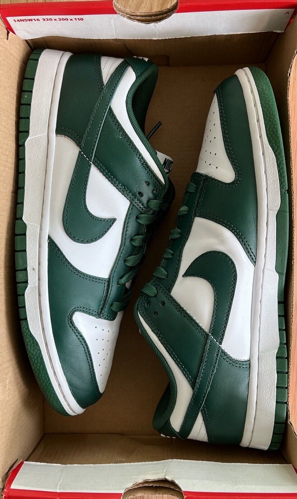 Size 8.5 - Nike Dunk Low Michigan State - image 5