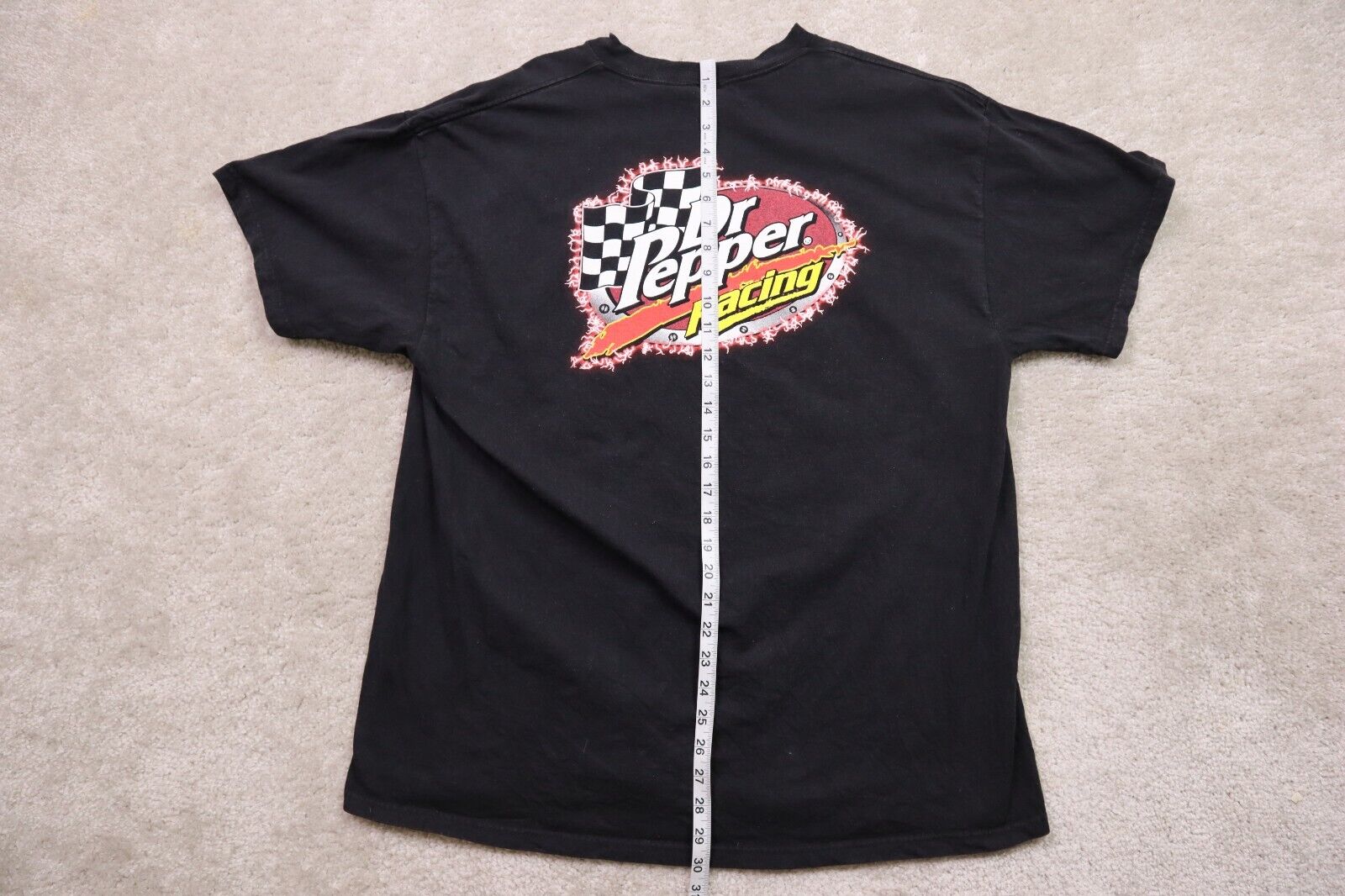 Dr Pepper Racing Shirt Mens XL Vintage Y2K Crew N… - image 11