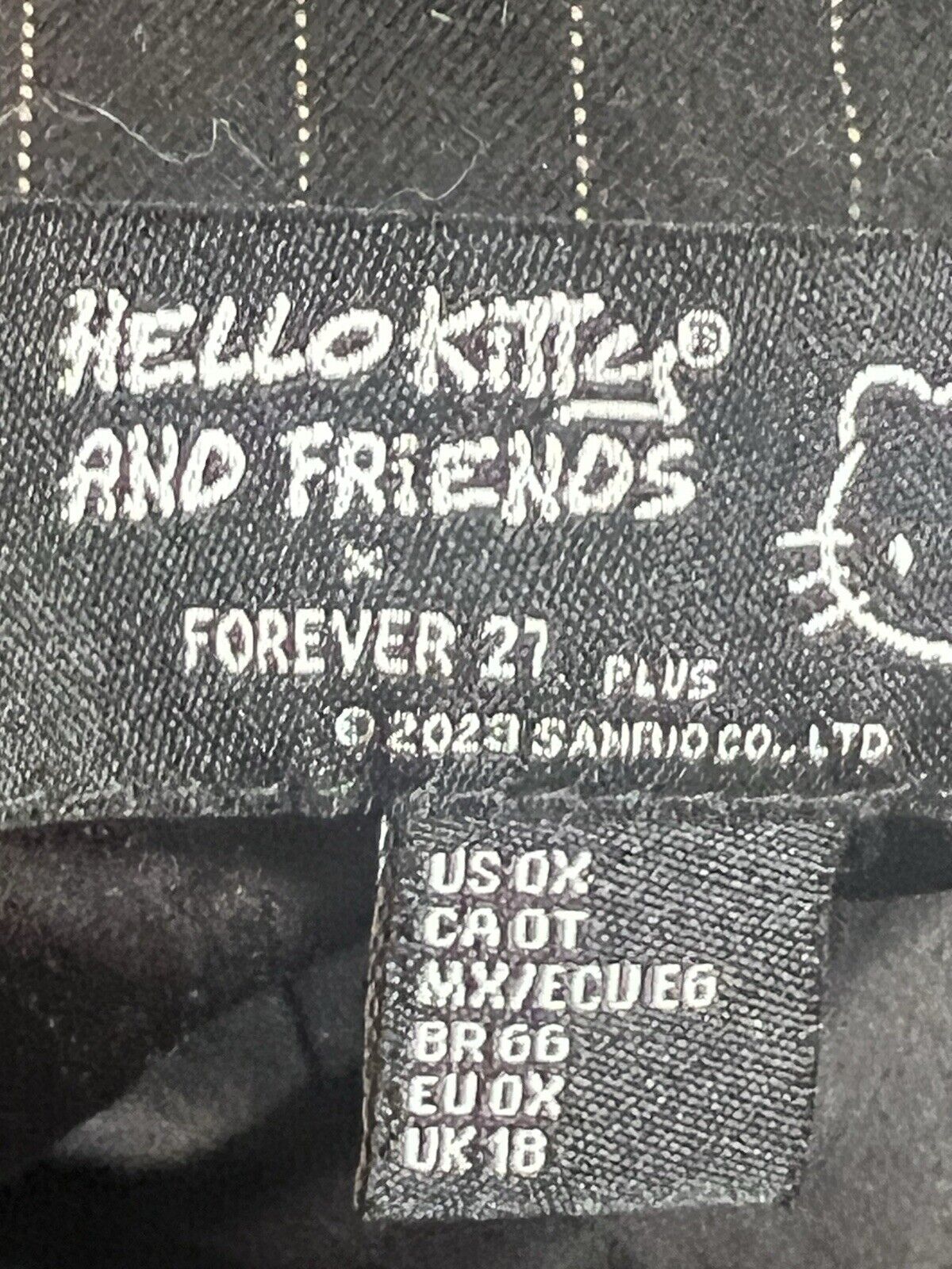 Forever 21 Hello Kitty And Friends Pinstriped Min… - image 7