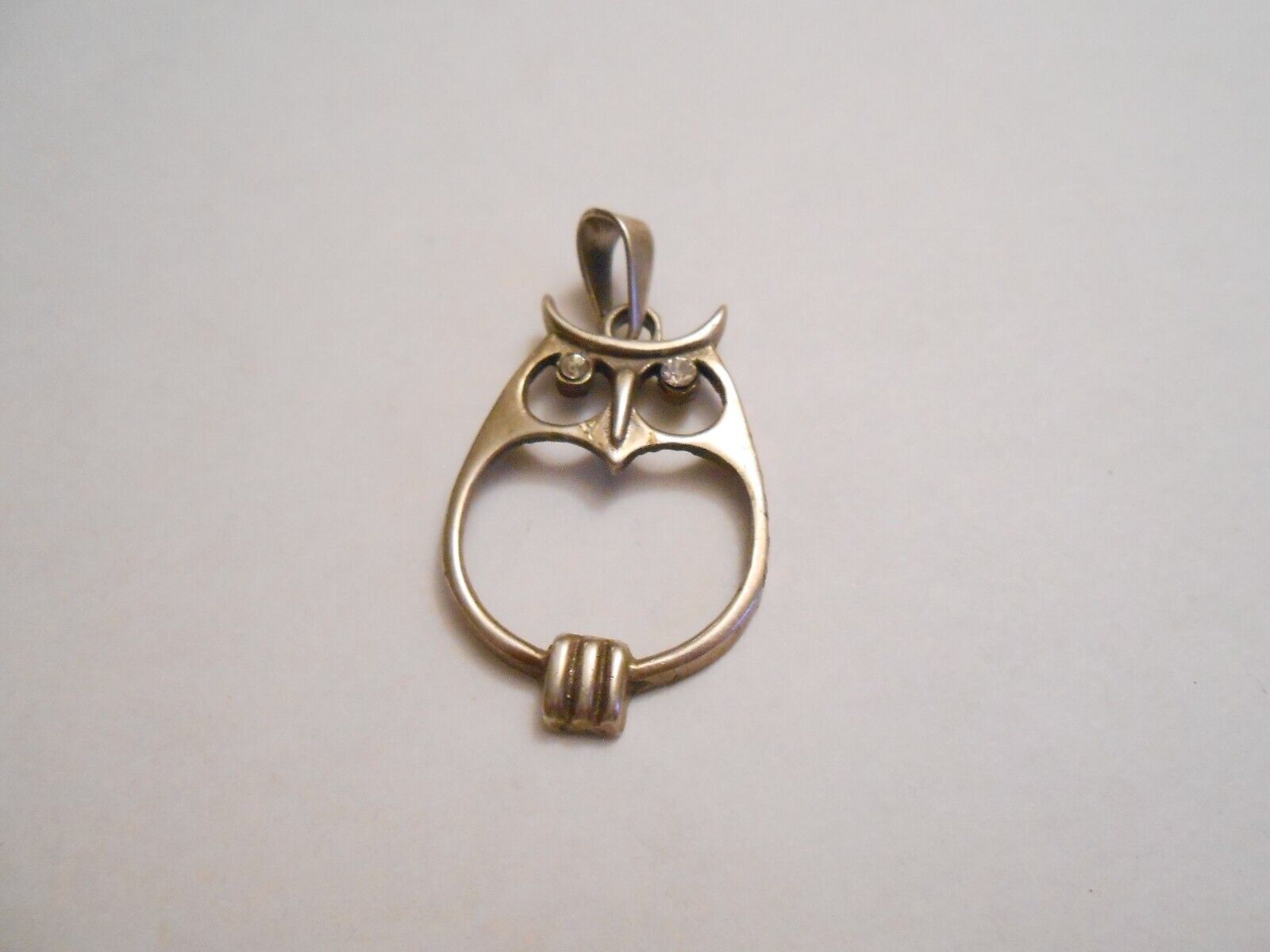 STERLING SILVER "OWL" PENDANT. - image 1