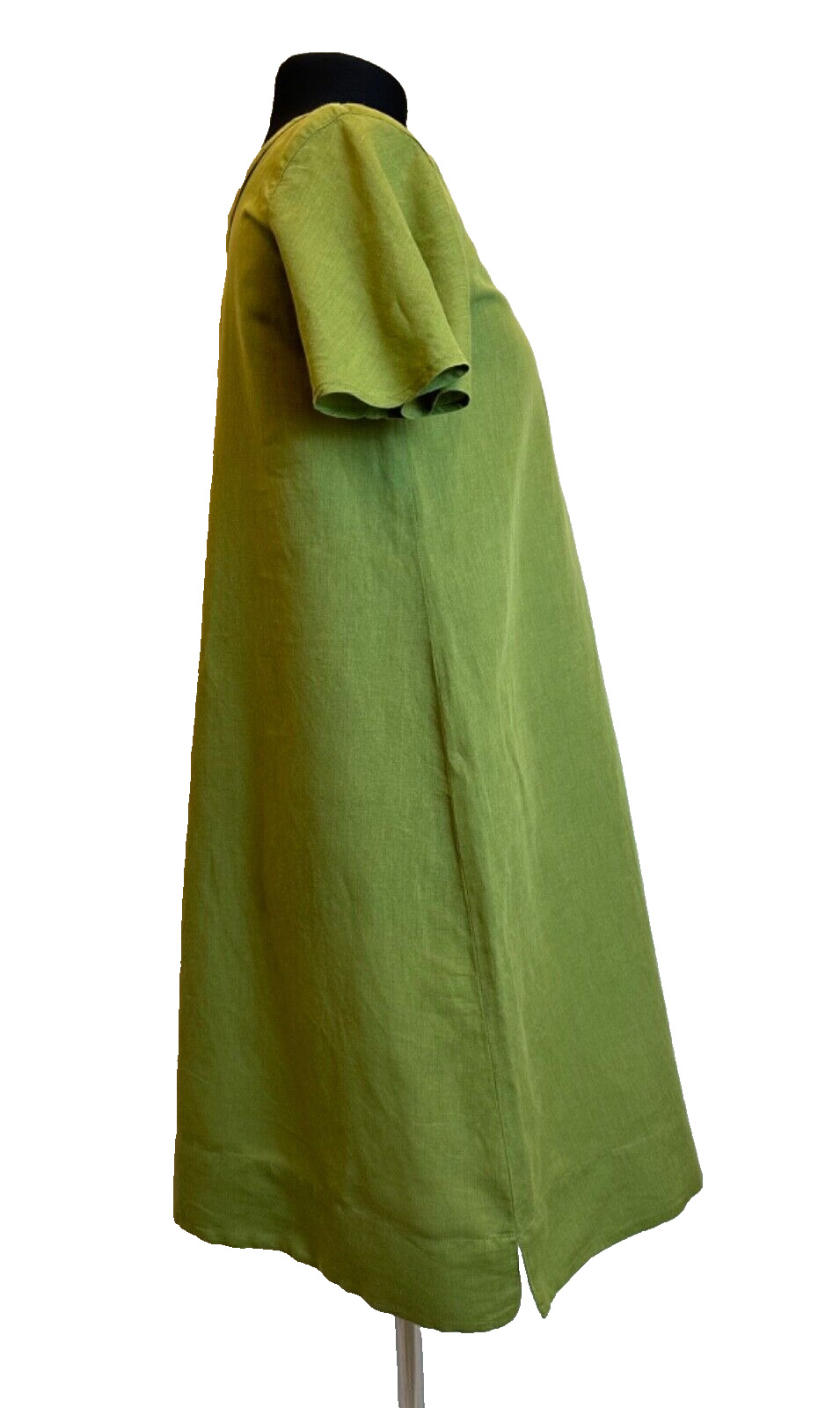 Gudrun Sjoden Size M Green Cotton Linen Lagenlook… - image 6