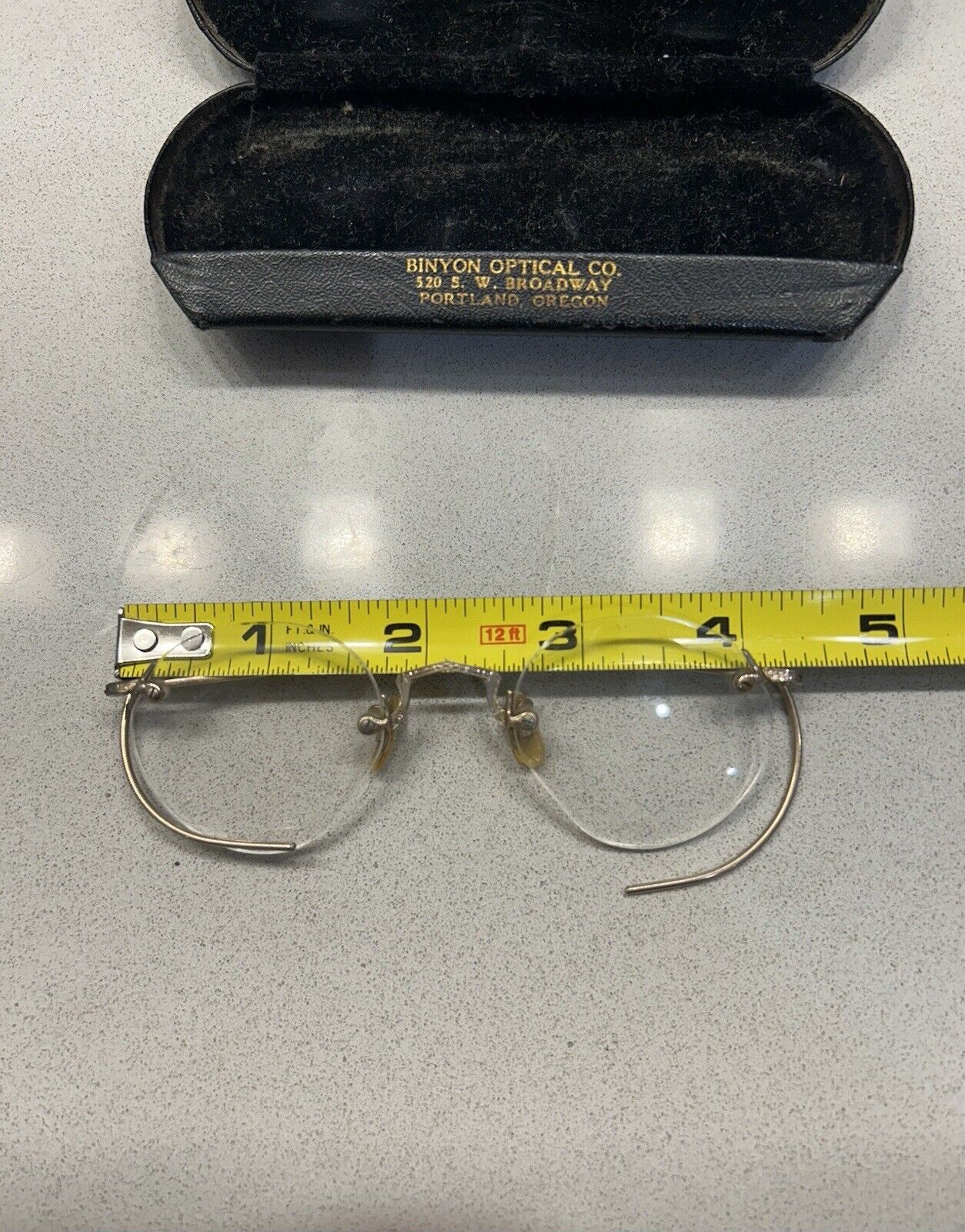 Antique gold wire rim eyeglasses 2Pairs used . - image 16