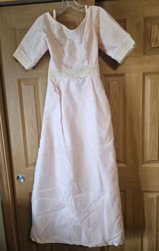 Vintage Lorrie Deb Pastel Pink Dress Small Remova… - image 1