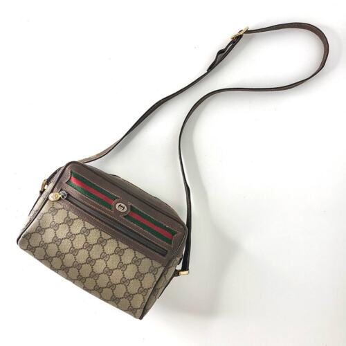 Gucci Ophidia GG Monogram Striped Supreme Small C… - image 1