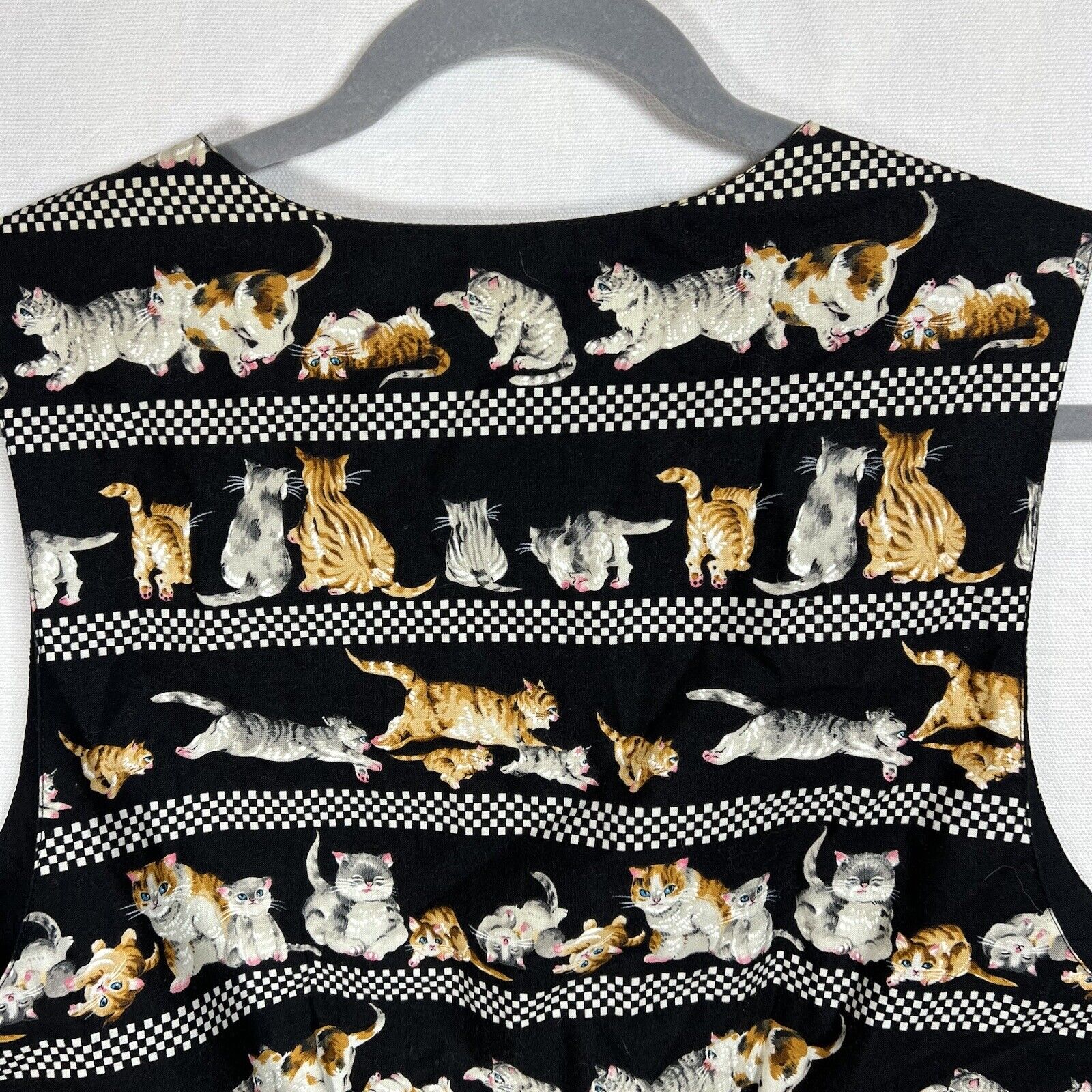 Vintage Linda Tilson Cat Vest Kittens Womens XL A… - image 14