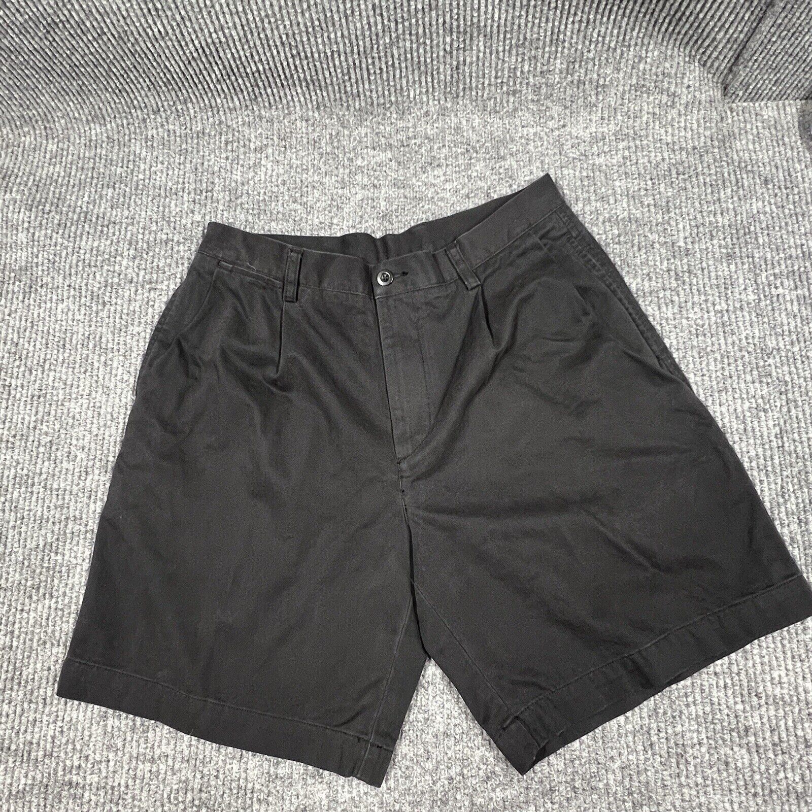 Vintage Nautica Rigger Shorts Men 34 Black Chino … - image 1