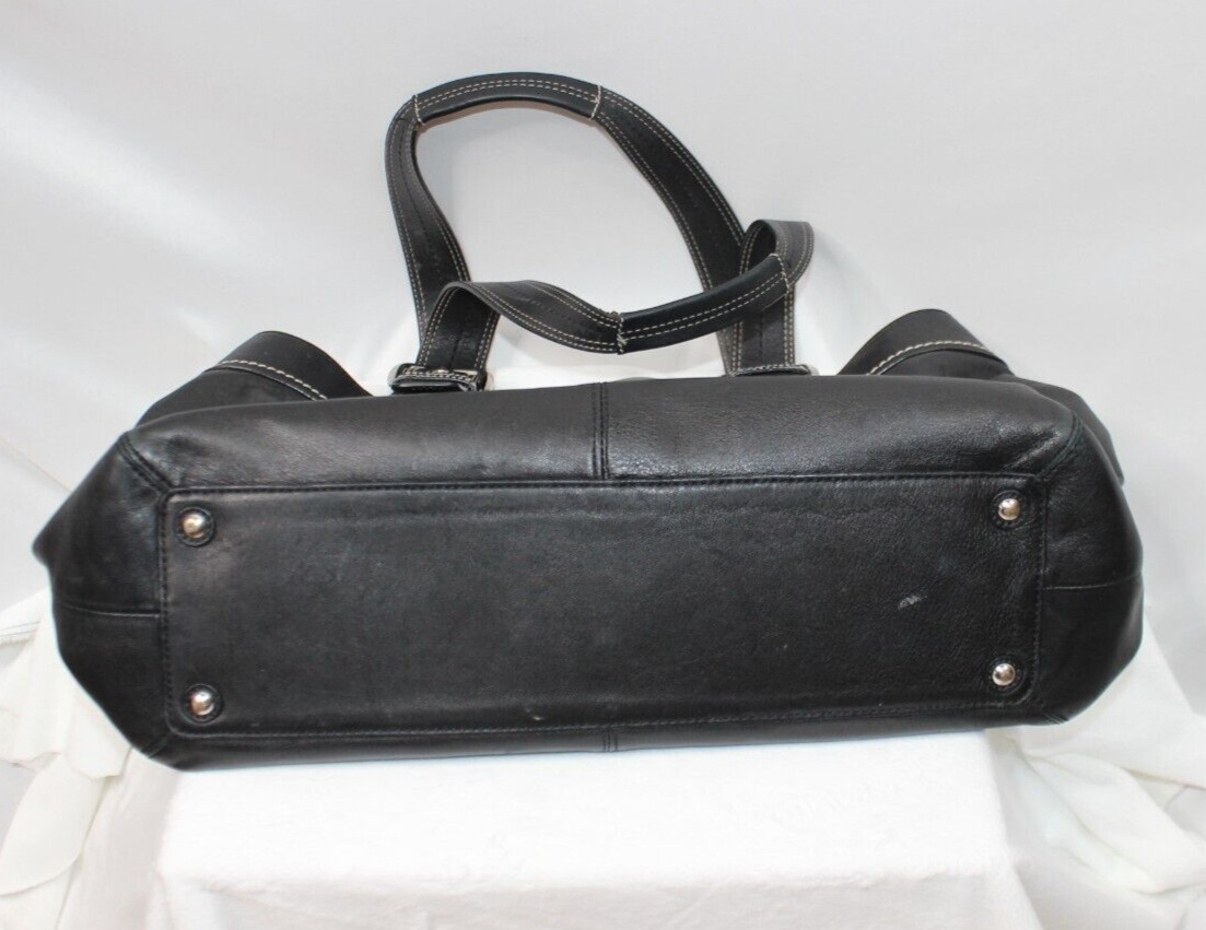 Coach Black Pleated Leather Soho Large Shoulder H… - image 13