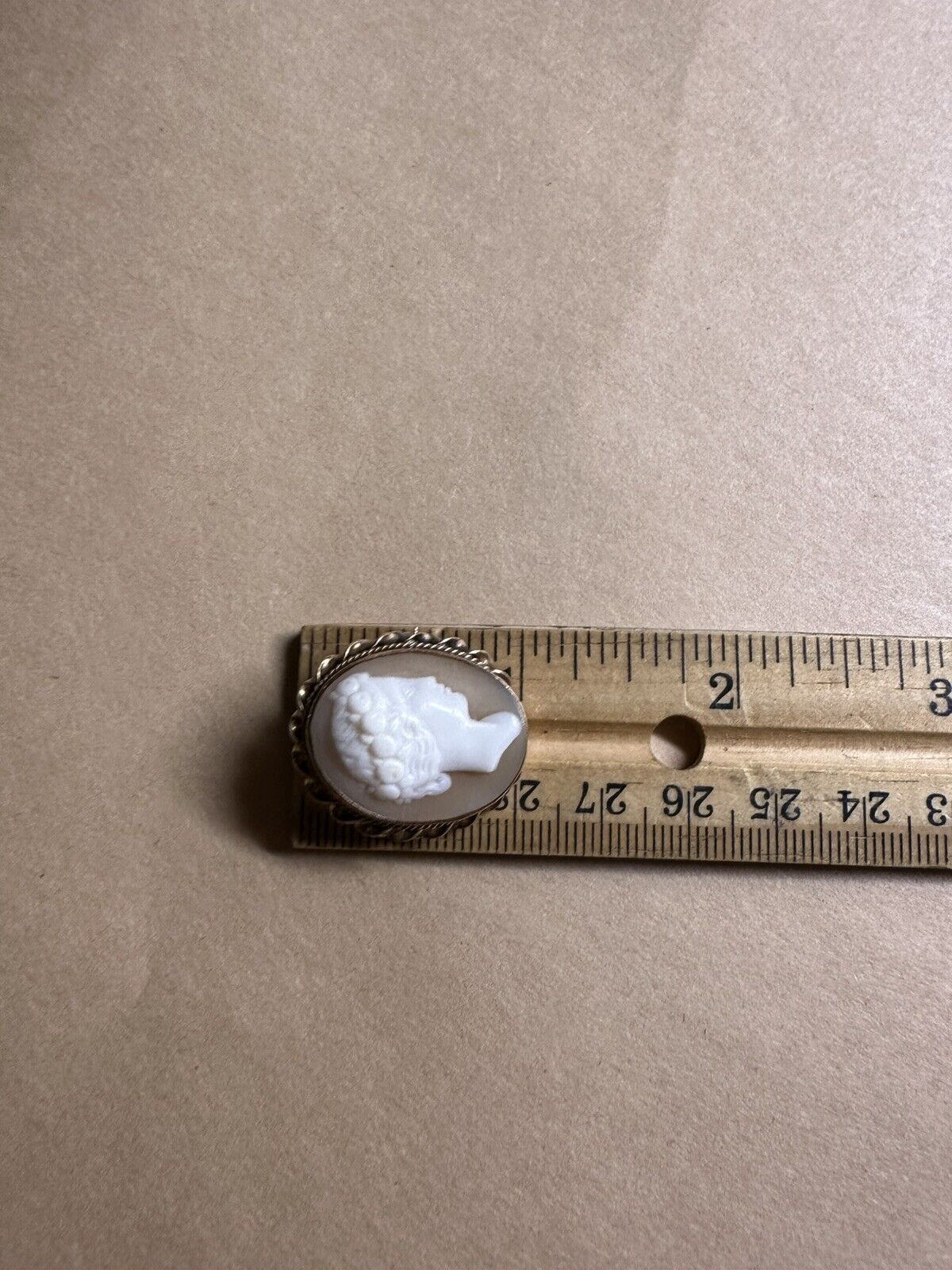 Antique Carved Shell Small Cameo - image 5