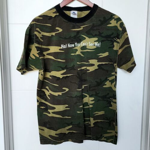 Camo Camouflage Ha Now You Can’t See Me Vintage 2… - image 1