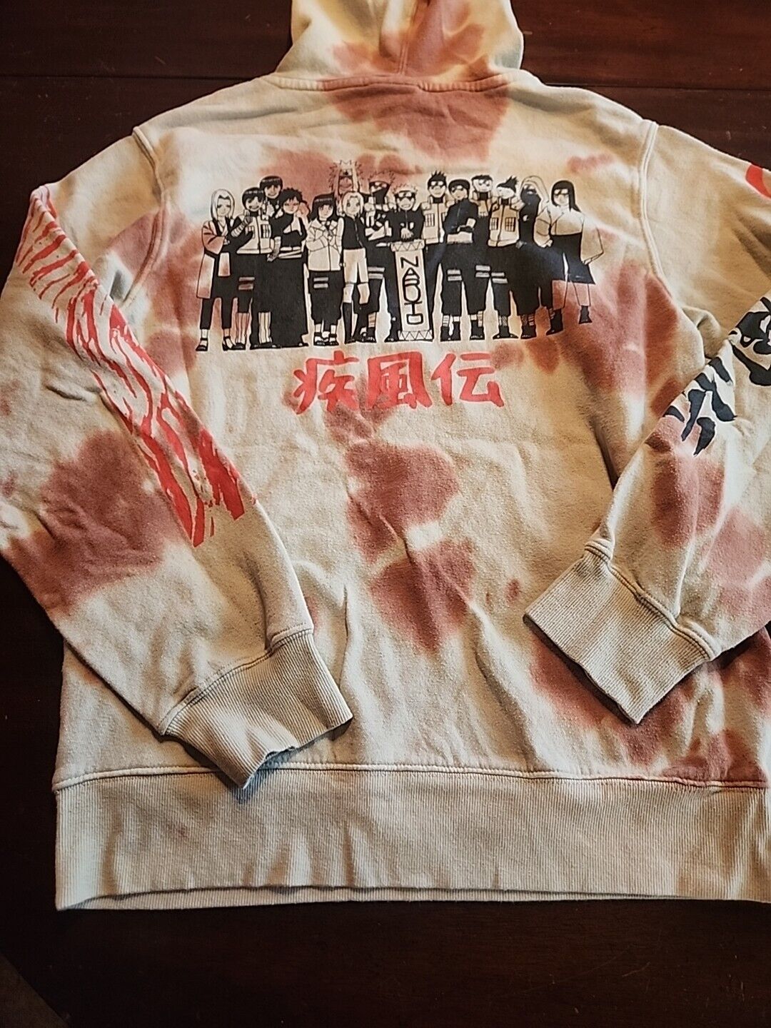 Vintage Naruto Shippuden 2002 2007 Tie Dye Hoodie… - image 6