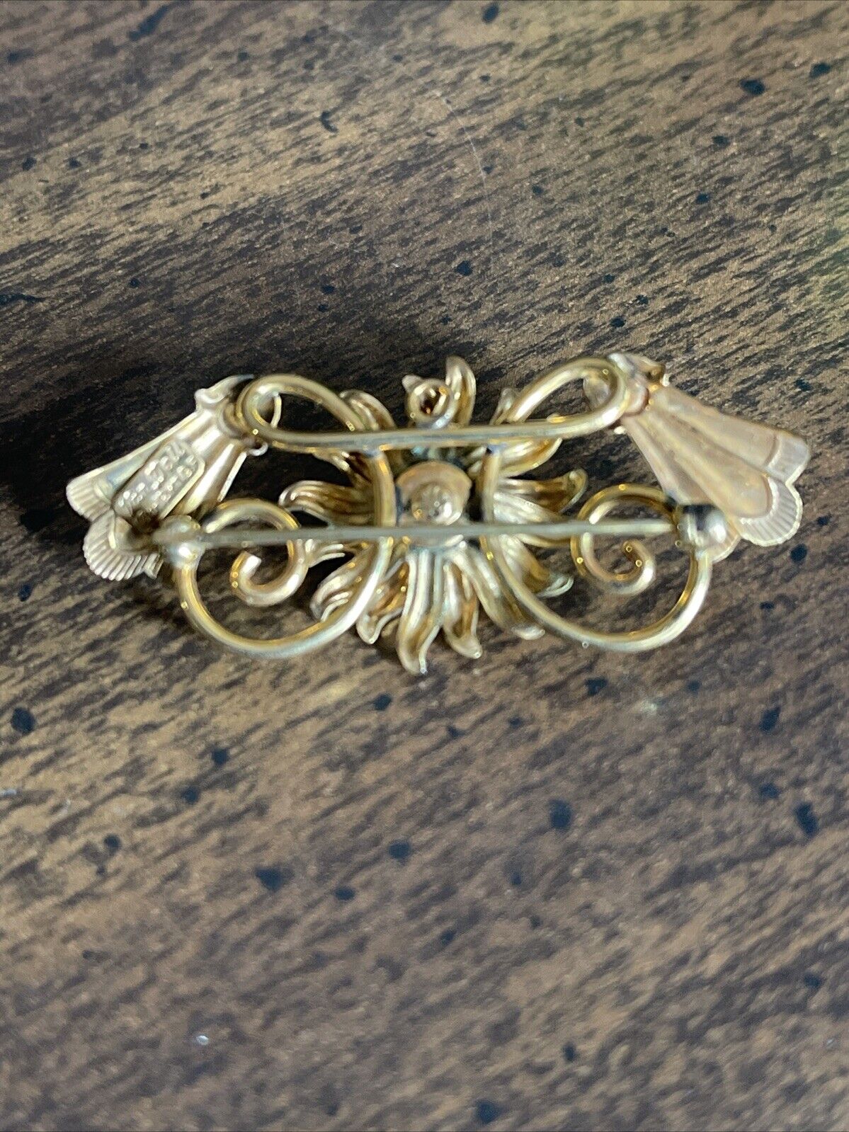 Van Dell Brooch Pin Vintage 12k GF Preowned - image 5