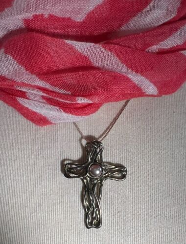 Israel Designer Hagit Gorali 925 Sterling Cross Br